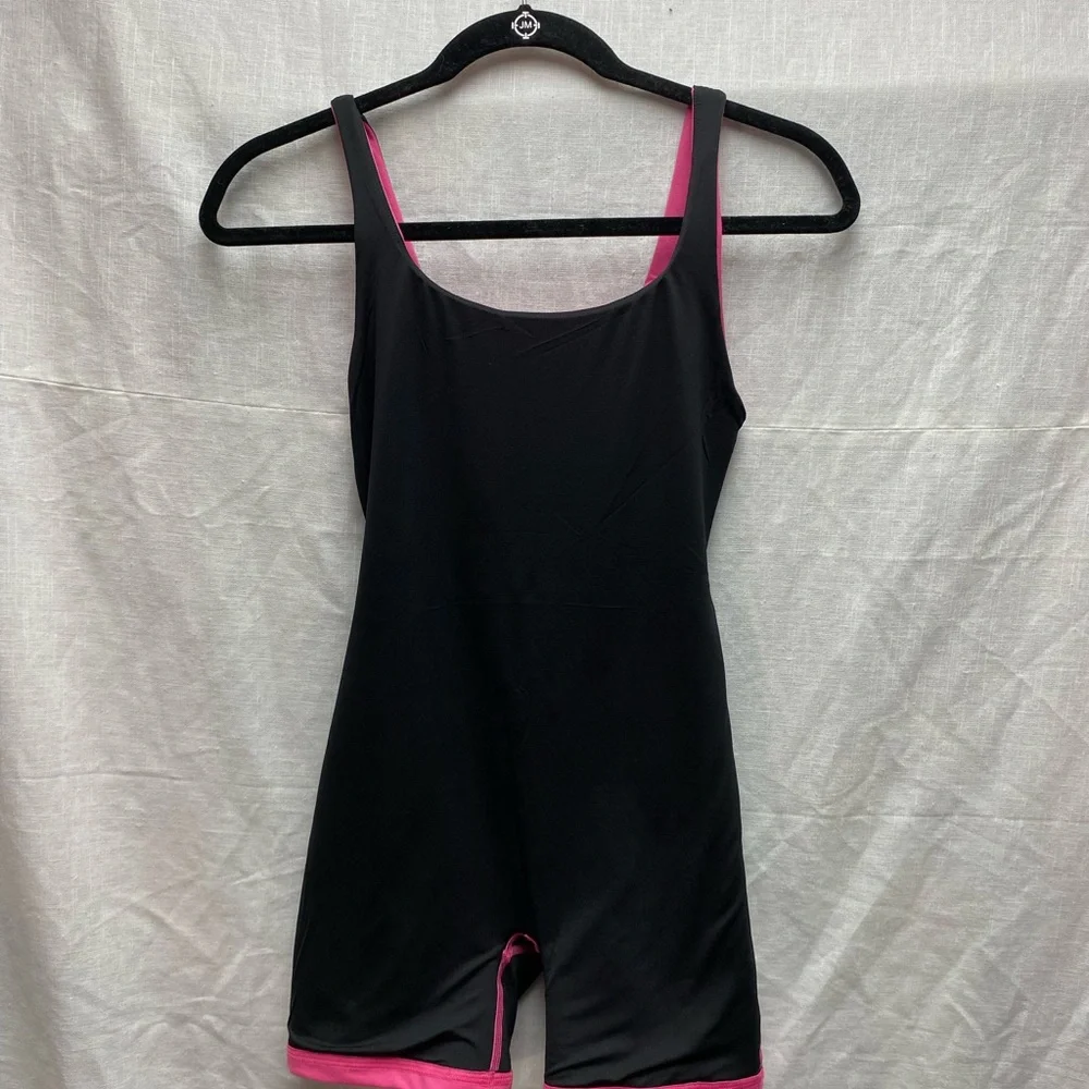 Fleo Bodysuit Small Pink Activewear Singlet One Piece Weightlifting NEW - Picture 5 of 15